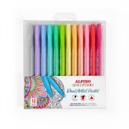 ROTULADOR COLOR EXPERIENCE DUAL ARTIST 12 COLORES PASTEL