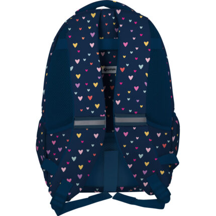 mochila escolar juvenil con compartimentos amplios, acolchado para portátil y bolsillos organizadores