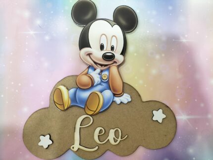 cartel Mickey habitación