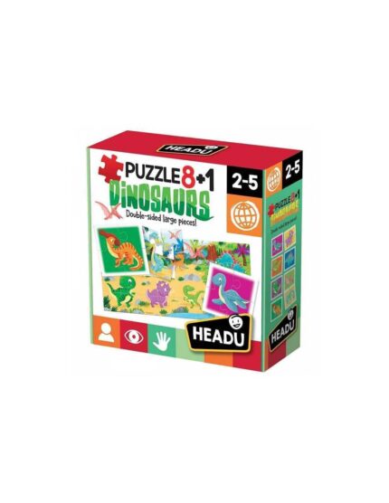 Puzzle 8+1 Dinosaurs