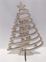 Árbol navidad personalizado con nombres