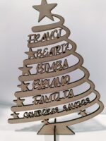 Árbol navidad personalizado con nombres