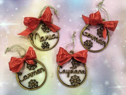 Esfera Navidad personalizada con nombre
