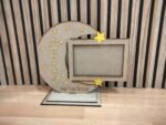 Marco de fotos de bebé en forma de luna, personalizado para guardar sus primeros sueños
