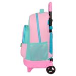 mochila Safta rosa con ruedas