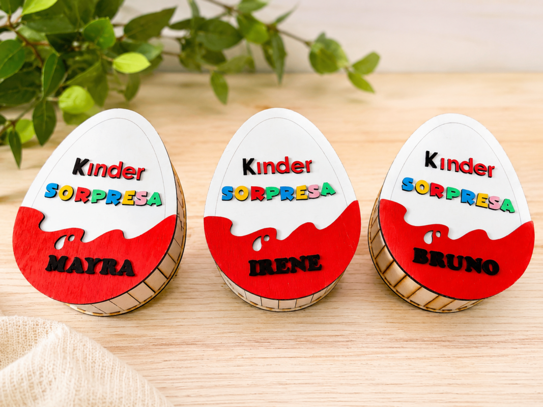 Caja kinder sorpresa personalizada