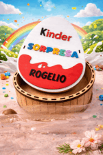 caja huevo kinder personalizada en madera con nombre para regalo infantil