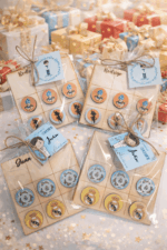 tres en raya madera personalizado detalle invitados comunión bautizo